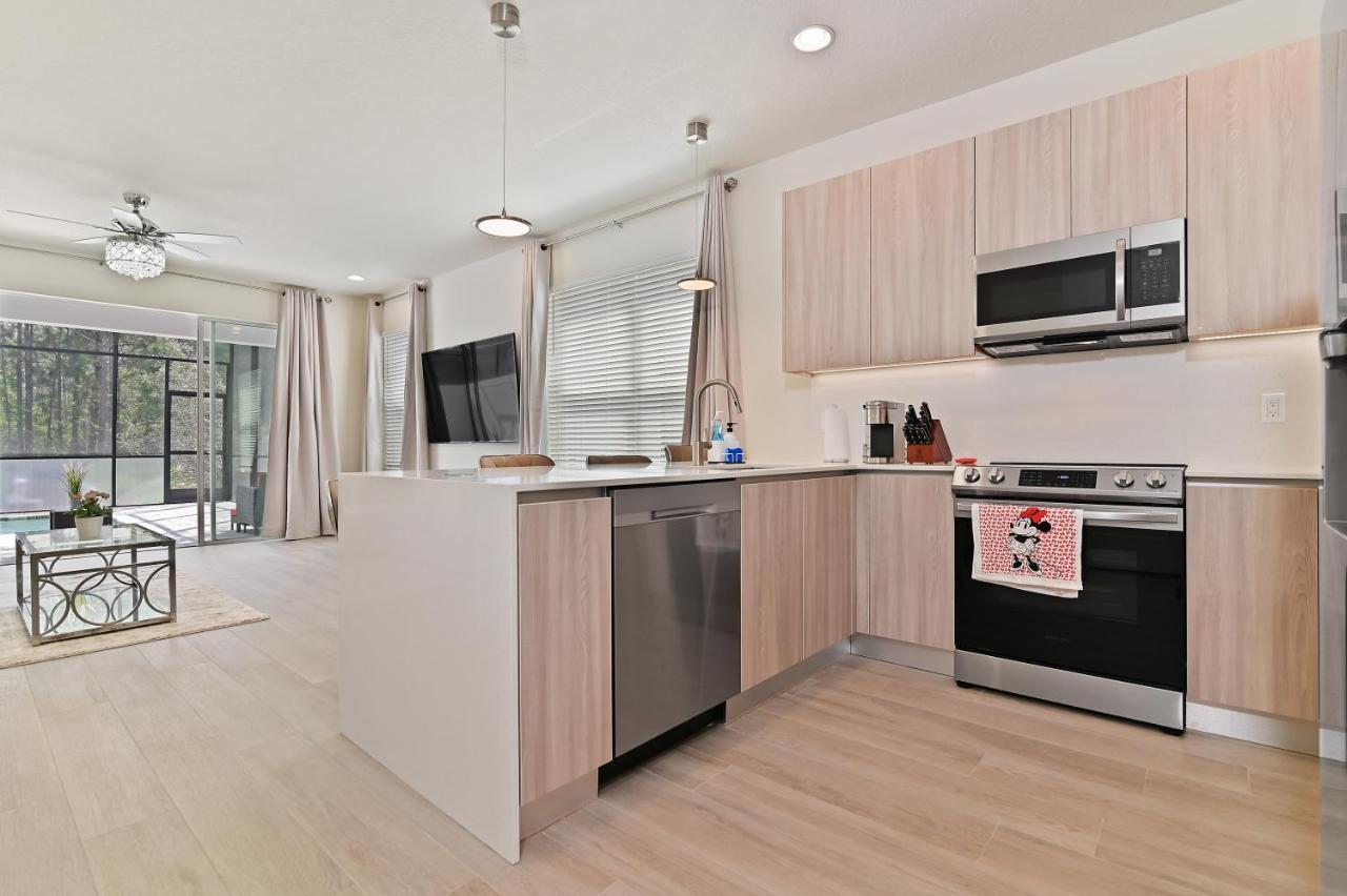 New Modern & Spacious Townhouse Near Disney - 4Br And 3Fb オーランド エクステリア 写真